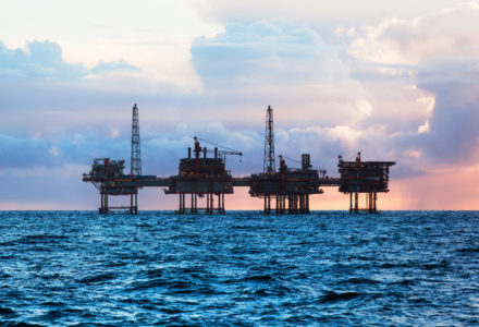 Oil platform in the USA