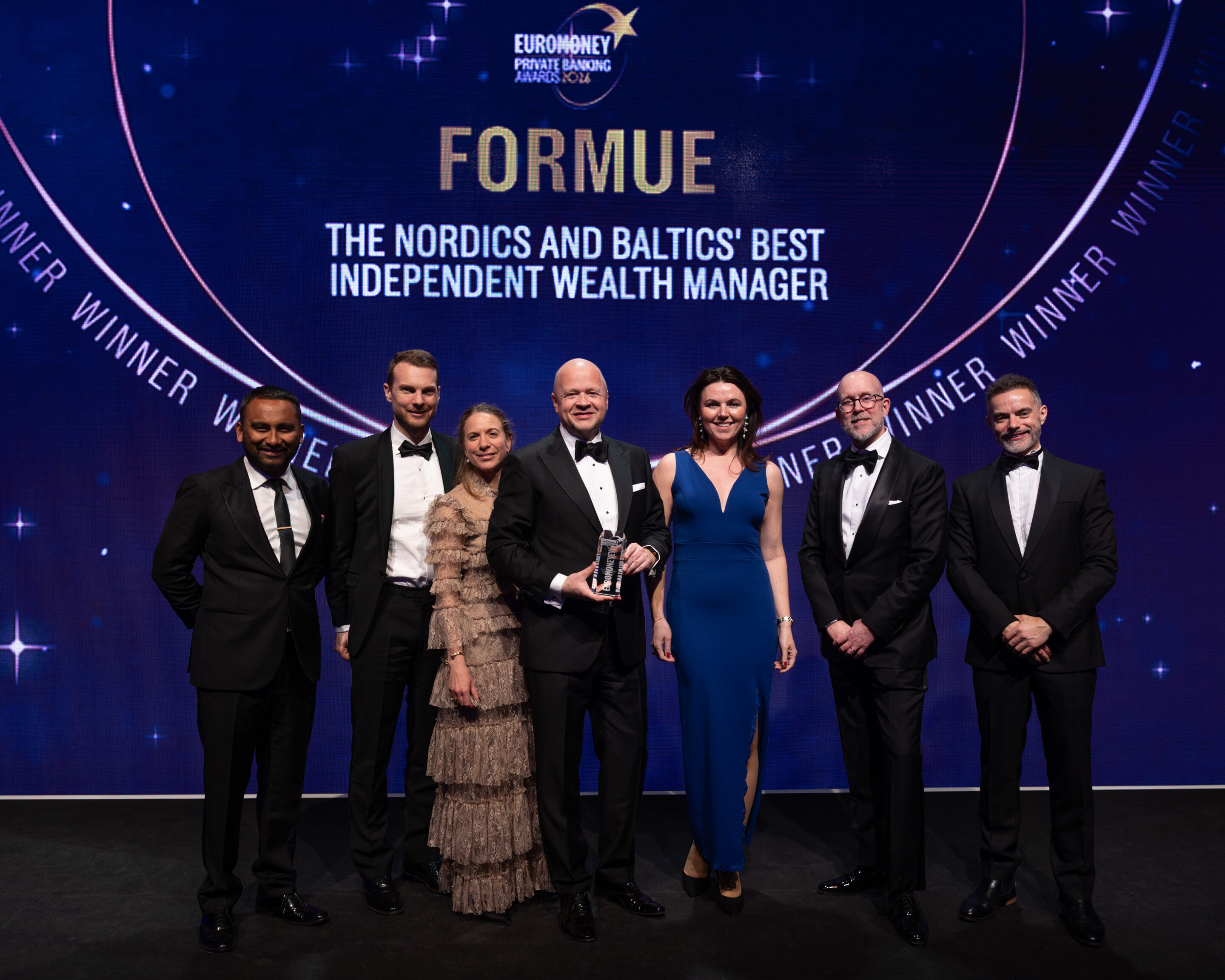 Euromoney seremoni London best independent wealth manager